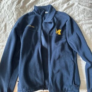Columbia Blue Fleece Jacket Michigan wolverines